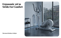Elliptical Machine, quiet Magnetic Exercise Bike, Home Fitness Stepper, Indoor striding Trainer