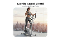 Elliptical Machine, quiet Magnetic Exercise Bike, Home Fitness Stepper, Indoor striding Trainer