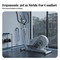 Elliptical Machine, quiet Magnetic Exercise Bike, Home Fitness Stepper, Indoor striding Trainer