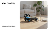 4-Wheel Ab wheel, Automatic auto-return, Home Fitness Equipment for Men, Foldable Handles, Anti-Slip, Multi-Color