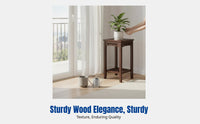Chinese Style Bamboo Stand, Floor Carved Flower Pot Rack, Display Shelf for Living Room and Balcony