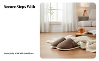 house shoes for Men, Winter Indoor House Shoes, Anti-Slip Plush Lined, comfortable home Footwear 2025