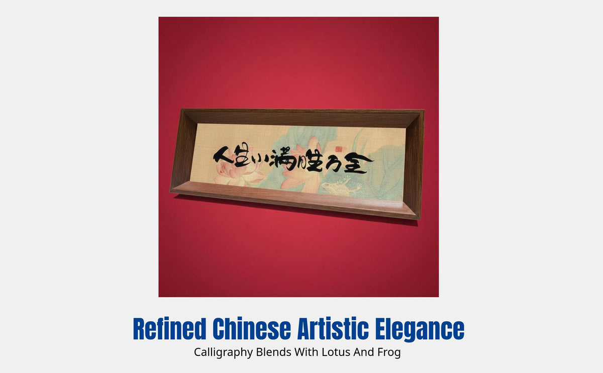 Calligraphy Picture Frame, New Year Decorative Painting, Festive Table Decor, Gift for Entryway