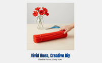 Super Dense Chenille Craft Cleaners, Non-Shedding, Handcraft Material Kit