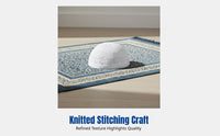 Knitted Mesh Kufi Cap for Men, Breathable, Simple Arab Design, Four Seasons, Comfortable Prayer Cap