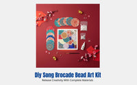 Horse Year Song Brocade Crystal Painting DIY Kit, Decorative Art, New Year Group Activity, Salon Gift