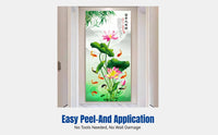 Entryway Door Sticker, Removable Wall Art, Waterproof Dimensional Decorative Painting for Hallway, Living Room