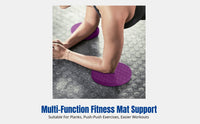 Thick TPE Exercise Knee Pad, Non-Slip Elbow Support, 15mm Thick, Portable Fitness Pad