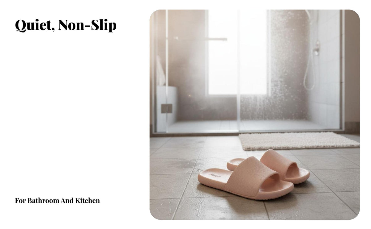 foam house shoes, Indoor Non-Slip Summer Slides, Unisex Home Bathroom Sandals, Odor Resistant