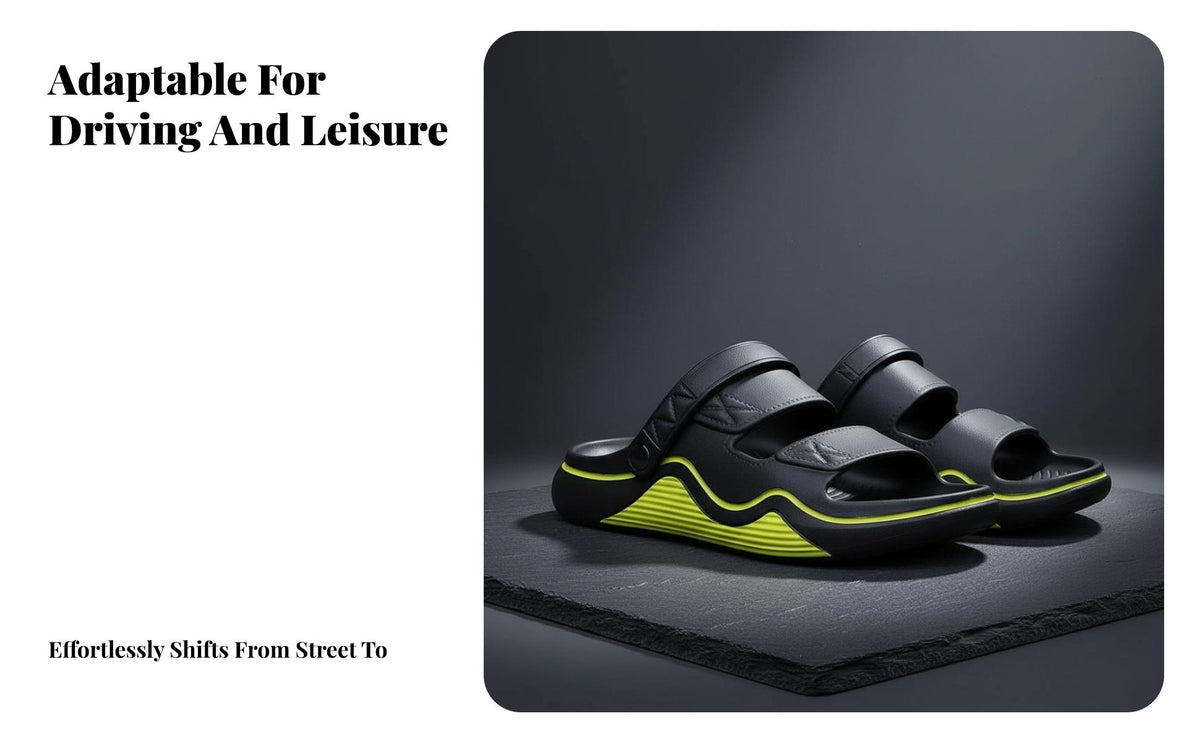 Men's Sandals, Summer Outdoor Slip-On, Anti-Slip, Odor Resistant, versatileUse Beach Slides, relaxed Driving Footwear 2025