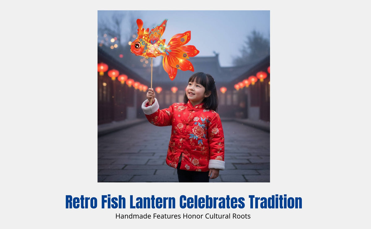 New Year Lantern, Koi DIY Kit, Children's Festival Dance Prop