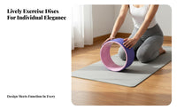 stretching Wheel, firm foam Pilates Ring, spinebend Support, Home Fitness Accessory for Beginners
