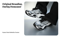 Mecha feline gaze shoes, Chunky Sole Dad Shoes, Unisex Futuristic Design, Height Increasing, Original design