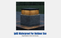 Modern Minimalist Outdoor Solar Pillar Light, Waterproof LED Gate Post Light, Villa Garden Lighting
