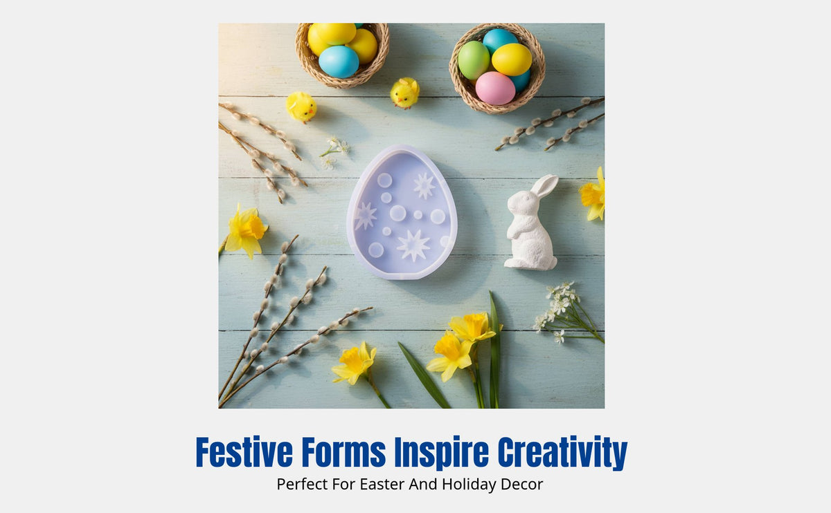 DIY Easter Oval Scented Candle Mold, Cat Hare Resin Plaster Decor, Irregular Shape