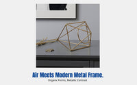 Air Pot, Geometric Metal Floral Display, DIY Mini Landscape, Handmade Upright Green Wall Decor