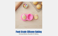 DIY Fondant Cartoon Bunny Carrot Oval Flower, Clay Cake Decoration, Random Design
