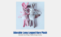Long Leg Bunny Plush, Plush Bunny Keychain, Cute Hanging Accessory