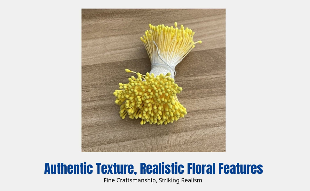 Matte Flower Stamen, Artificial Pistil, DIY Silk Stocking Flower Accessories, Twisted Flower Stem, Floral Decoration Supplies