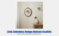 French Embroidery DIY Kit, Dimensional Su Embroidery Decoration, Beginner Craft Set, Multiple Designs, Home Decor, Gift Idea
