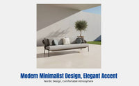 Outdoor Rattan Sofa Set, Waterproof Patio Furniture, Modern Balcony Lounge