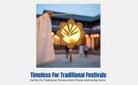 Children's Handmade Lantern Kit, Floral Paper Lantern with Wooden Frame, DIY Craft for New Year, Lantern Event, Chinese Attire