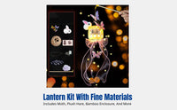 Handmade Bamboo Lantern, Kids DIY Flower Lantern Kit, Hare Hanging Decoration, Event Decor