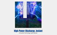Solar Killer Light, Outdoor Waterproof Electric Zapper for Garden and Yard, Energy-Saving, IPX5, Portable