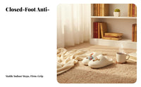 Cute Dachshund house shoes, Plush Cotton Indoor Shoes for Women, Thickened Warm Anti-Slip Closed foot, Autumn Winter Home