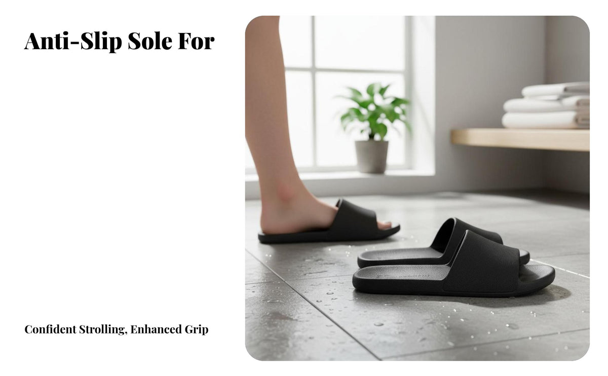 house shoes, Soft padding Feel, Unisex Minimalist Home Bathroom Non-Slip Sandals, Summer Indoor Outdoor