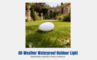 Solar Powered Garden Landscape Light, Simulated Pebble Shape, Waterproof LED Decorative Light, Multiple Sizes for Lawn
