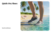 Men's Beach Clog Sandals, Breathable, Thick Sole, Anti-Slip, Closed Foot