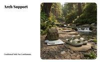 Men's Summer Sandals, Slip-On Beach Slides, Anti-Slip, Odor Resistant, Outdoor & Driving