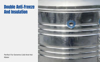 304 Stainless Steel Insulated Water Tank, Outdoor Freeze-Resistant Storage Tower, Heat Retention, Air Energy Steam Boiler, Round/Square Design
