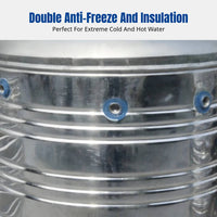 304 Stainless Steel Insulated Water Tank, Outdoor Freeze-Resistant Storage Tower, Heat Retention, Air Energy Steam Boiler, Round/Square Design