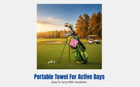 Microfiber Sports Cleaning Towel, Waist-Hanging, Outdoor Accessory
