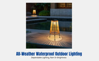 Chinese Style Solar Lawn Lamp, Outdoor Waterproof Garden Lantern, Ambient Lighting for Patio, Villa