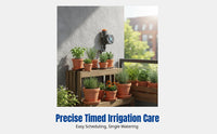 Bluetooth Automatic Irrigation Controller, Smart Drip System, Timed Watering for Remote Sprinkler Control
