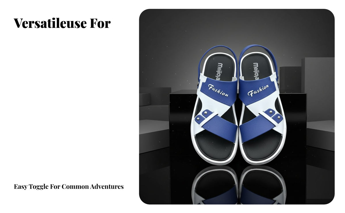 Men's Sandals, Breathable Summer Outdoor flip-flops, Anti-Slip versatileUse Beach Shoes, stylish Trend, Youth, Driving