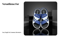 Men's Sandals, Breathable Summer Outdoor flip-flops, Anti-Slip versatileUse Beach Shoes, stylish Trend, Youth, Driving