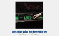 Snooker Electronic Scoreboard, TV Display, Remote Control, Smart Scoring Panel, Luxury Design