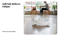 Slip-On Men's shoes, Winter 2025 relaxed Lightweight Soft Sole, Work Kitchen cream Shoes