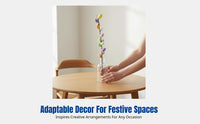 Foam Easter Egg Single Branch, Artificial Egg Stem, Home Decor, Indoor Floral Arrangement, Random Color