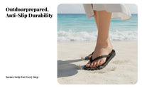 Flip Flops, Summer Outdoor Non-Slip Sandals, Unisex Beach Thong sandals, Soft PVC Sole