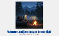 Outdoor Camping Lantern, Portable, Rechargeable, Multi-Mode, High Brightness, Waterproof, Type-C, Lightweight
