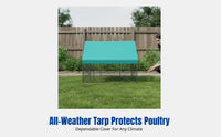 Outdoor Poultry Shed, Large Chicken House, Rainproof Shelter, Secure Enclosure, Easy Assembly