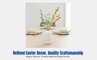 Easter Decoration Picks, Creative Bunny Egg Carrot Artificial Flower DIY Arrangement, Cartoon Design, Holiday Home Decor