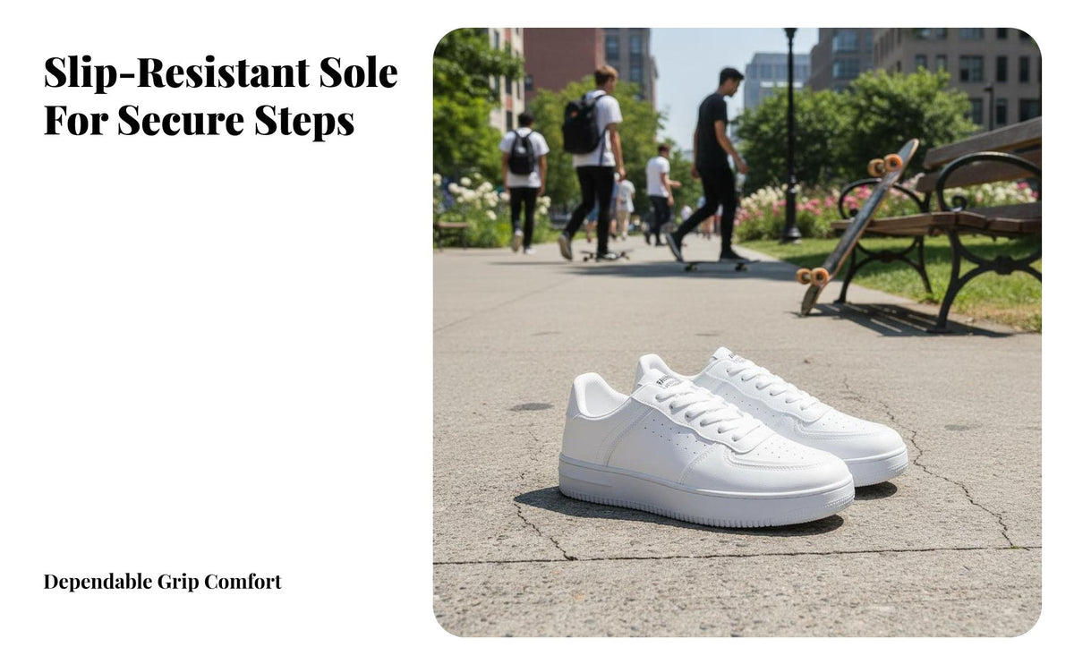 Men's cream athletic shoes, relaxed Lace-Up Shoes, Youth Trend, season Autumn, adaptable Board Shoes, 2025 New design