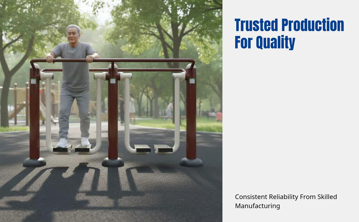Outdoor Fitness Equipment, Official Chin-Up Bar, Walking Machine, Community Park Walkway Set