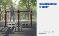 Outdoor Fitness Equipment, Official Chin-Up Bar, Walking Machine, Community Park Walkway Set